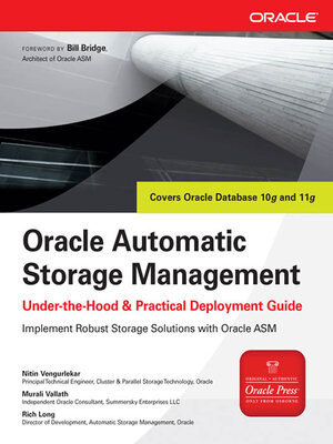 cover image of Oracle Automatic Storage Management